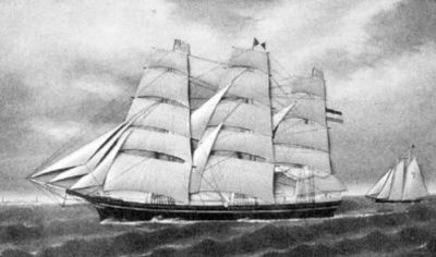 Bremen Ship Carl - Circa 1865