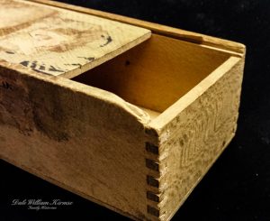 Wooden Box Containing Wilhelm Kirmse's Autobiography[1]