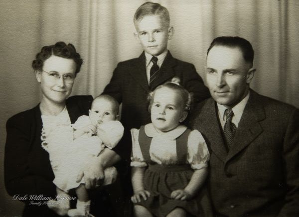 Julius and Hilda (Brunken) Kirmse Family 1946