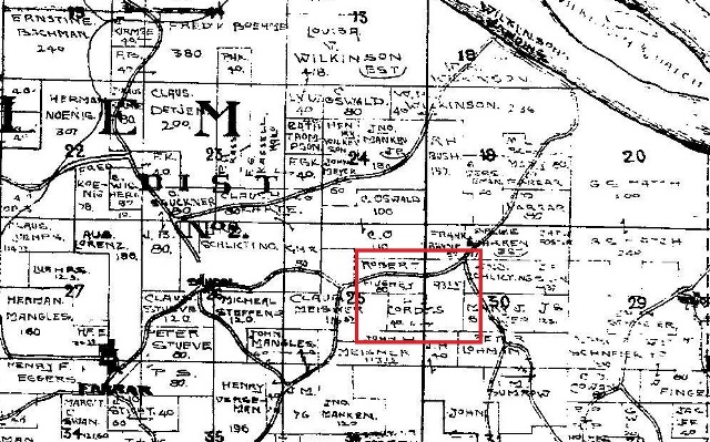 1898 Farm Plat Map