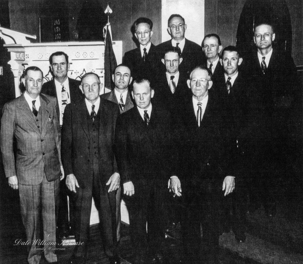 Zion Church Council, Alva Oklahoma - 1949, Fiftieth Anniversary of the Church Founding
