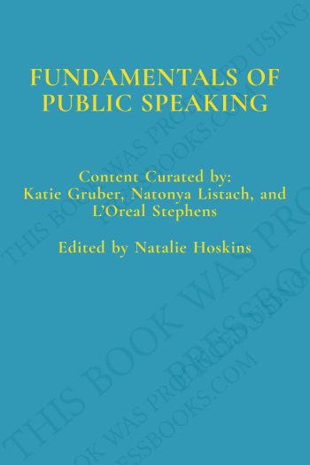 Cover image for Fundamentals of Public Speaking