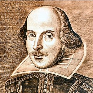 An illustration of William Shakespeare.
