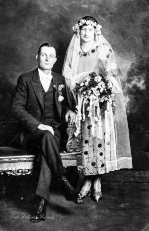 Clara (Wiersig) and Oscar Kletke Wedding - 1925