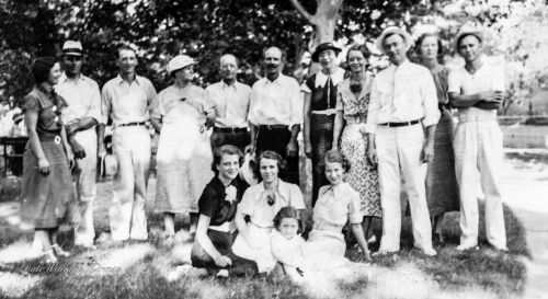 Louis Brunken Family Visits - c1937