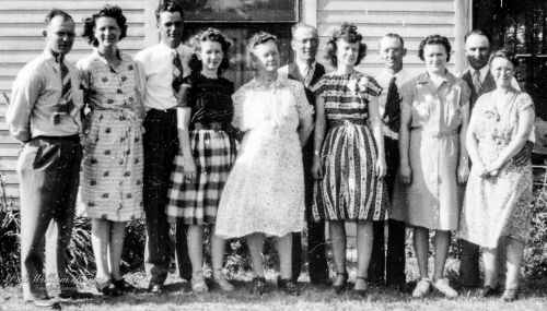 Mary Brunken Family - 1944