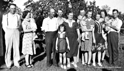 William and Mary Brunken Family - c1939