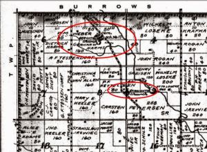 1914 Ownership Map of North West Lost Creek Township, Platte County, Nebraska