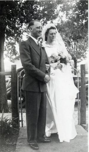 Harold and Leona (Oelerking) Brunken - 1943