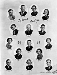 Lahoma Seniors - 1938