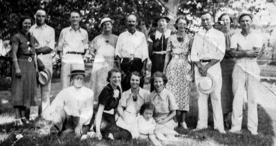 Louis Brunken Family Visits - c1937