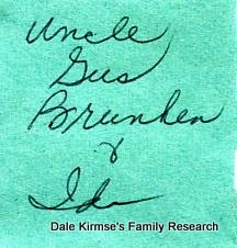 Uncle Gus Brunken & Ida - sticker