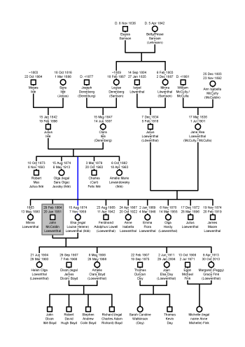 Family Tree – John McCaldin Loewenthal: Letters Home from a Victorian ...