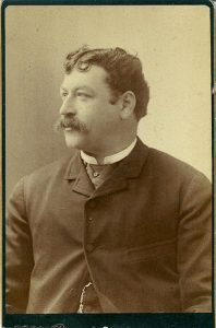 The 19th century Italian operatic tenor Franceso Tamagno. A photograph by Guilio Rossi.
