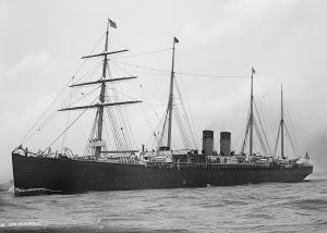 A picture of ca. 1890 of the SS Germanic