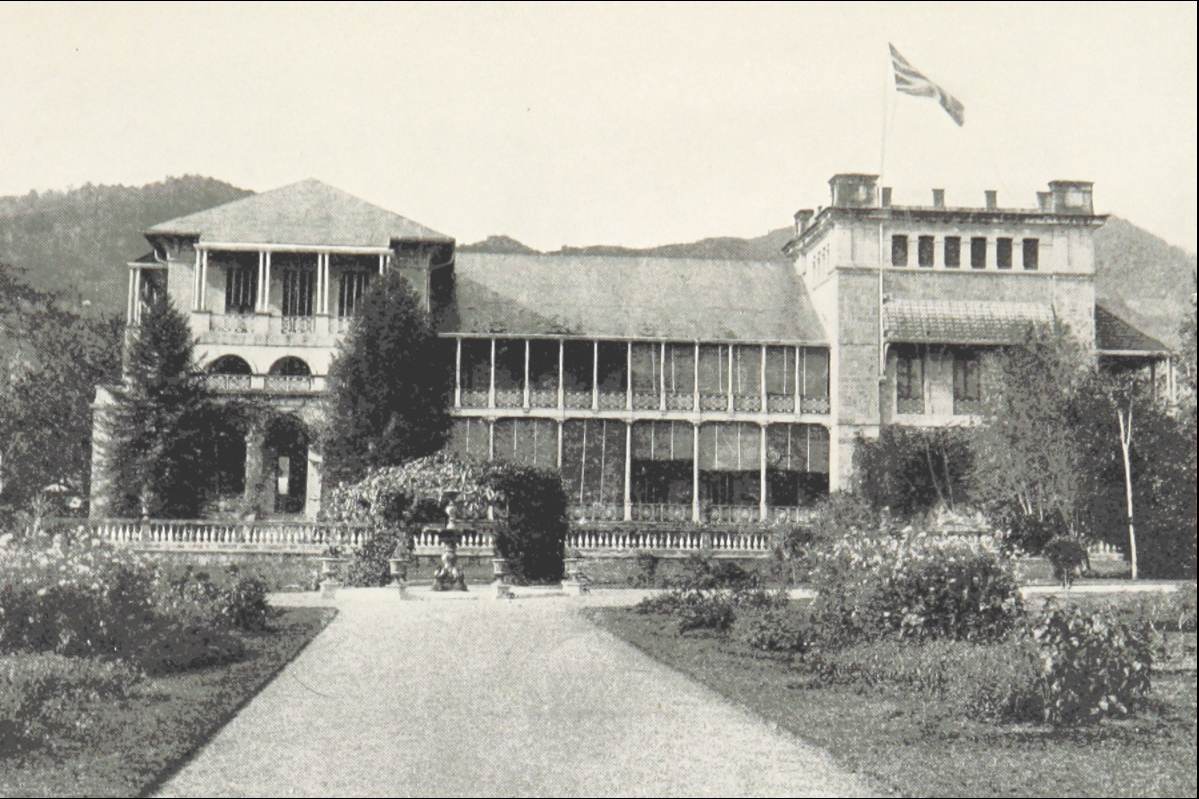 Government House in Port of Spain, Trinidad, in 1895