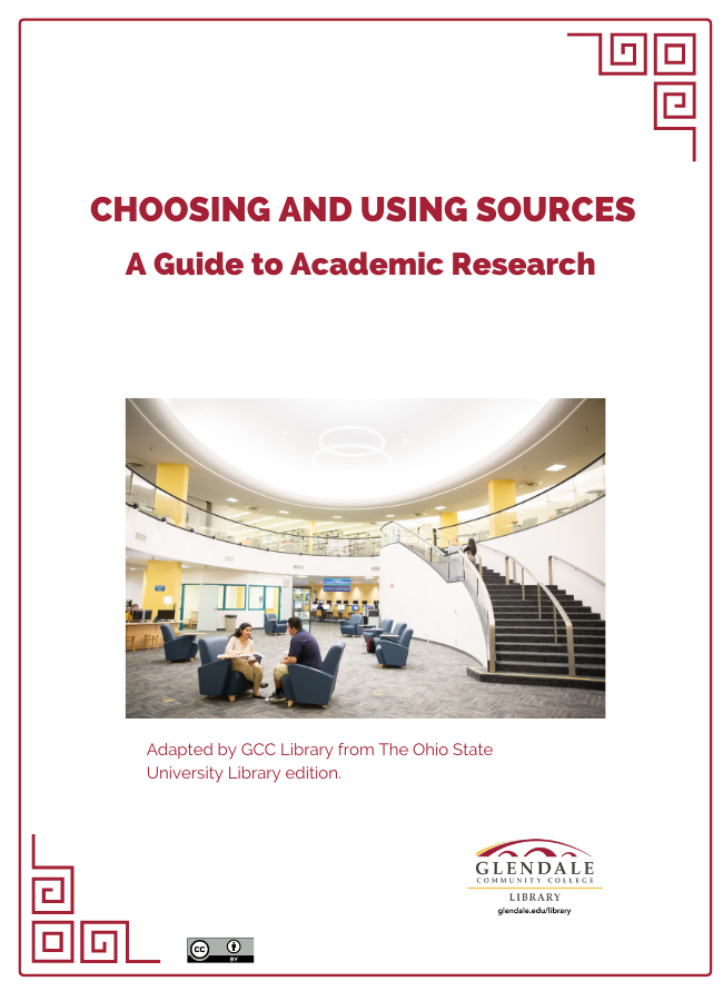 Cover image for Choosing & Using Sources: A Guide to Academic Research