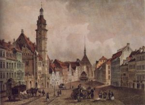 Altenburg Market ciirca 1850