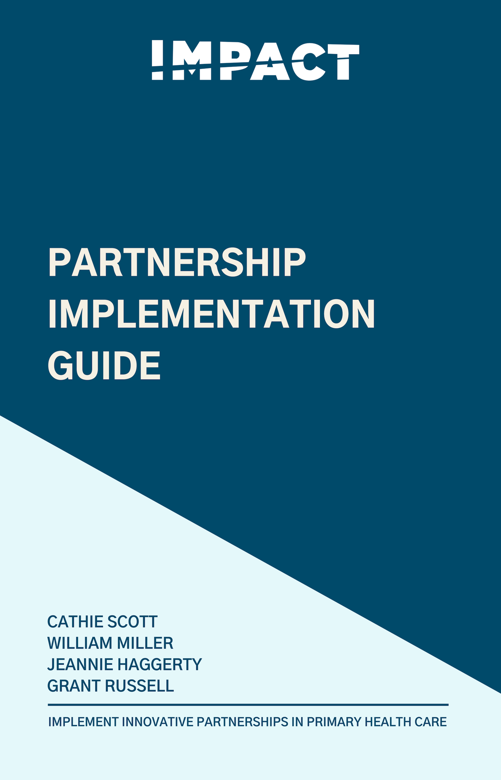 Cover image for IMPACT Partnership Development Guide