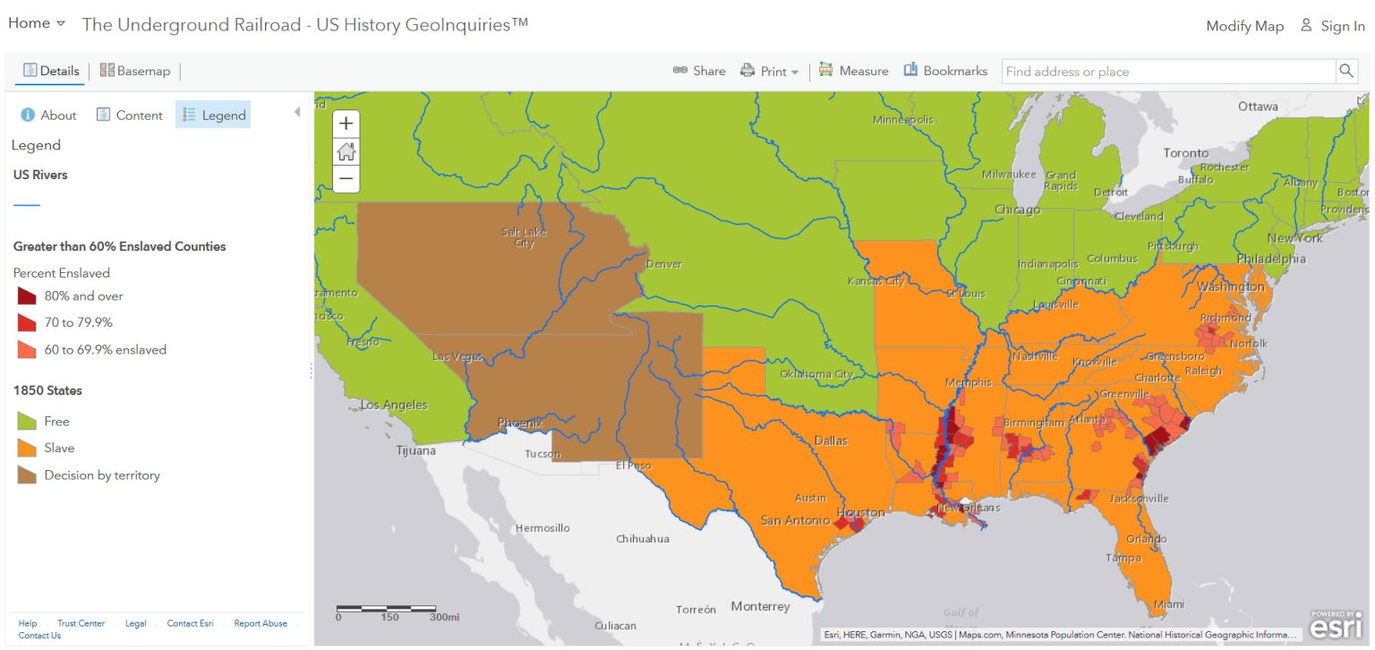 4.4 The Underground Railroad Human Geography Lab Manual