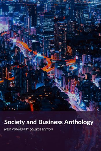 Cover image for Society and Business Anthology