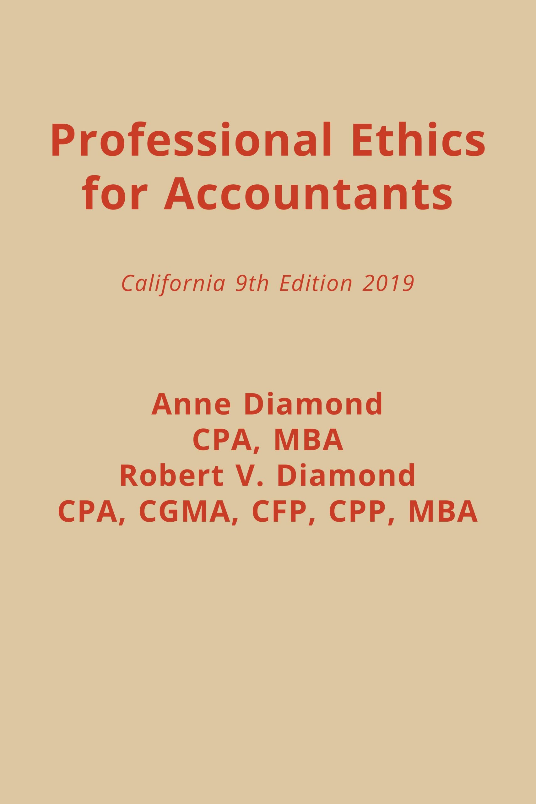 Professional Ethics for Accountants – Simple Book Publishing