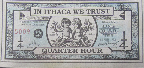Image of an Ithaca Hours Note
