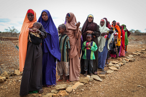 Medical clinic in Somalia.