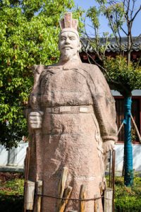 tatue of Zhang Qian in Chenggu, China