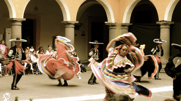 Performance of ballet folklorico in Puebla, Mexico, 2013.