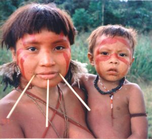 Image of Yanomami Woman and Child