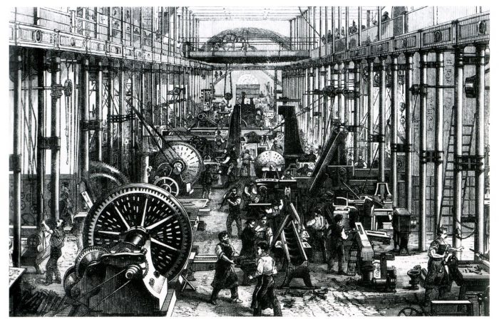 Sächsische Maschinenfabrik in Chemnitz, Germany, 1868