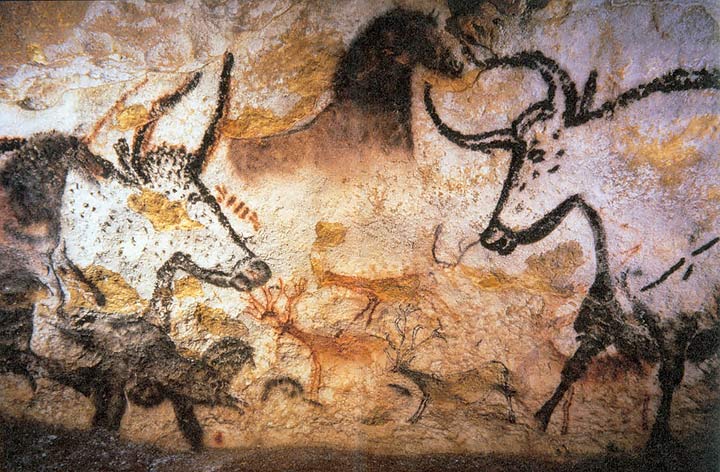 Photography of Lascaux Cave Painting, Professor saxx.