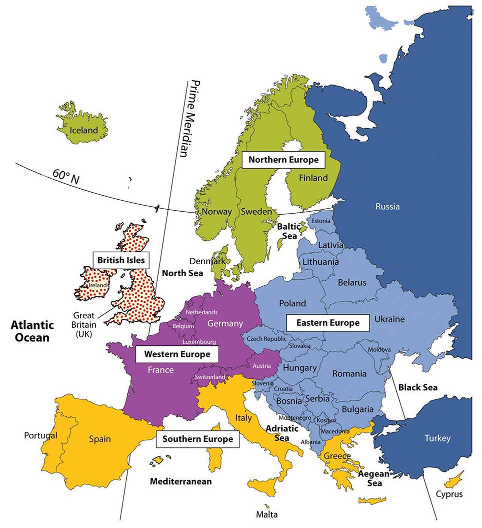Europe A Brief Introduction To World Regional Geography Image37863 