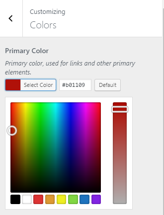Enter your hex code or select your color from the prism