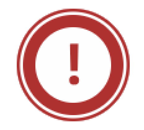 A screenshot of the exclamation mark tooltip.