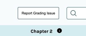 Report Grading Issue Button