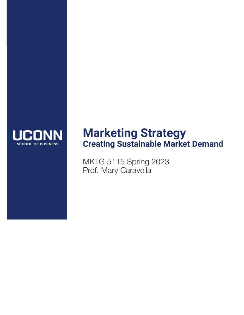 Cover image for Marketing Strategy