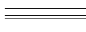 Five horizontal lines spaced evenly.