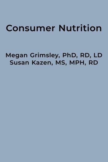Cover image for Consumer Nutrition