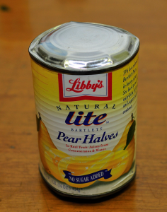 Highly dented can. Avoid to reduce chances of botulism