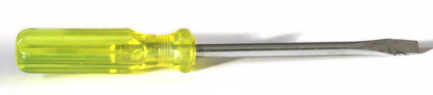 http://commons.wikimedia.org/wiki/File:Yellow-flathead-screwdriver.jpghttps://technofaq.org/posts/2018/11/6-reasons-every-homeowner-should-own-a-multimeter/