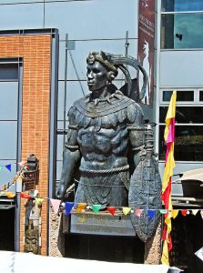 A Statue of Shaka Zulu