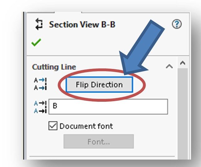 Cutting Line-Roll-Out Flip Direction Option