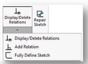 Display/Delete Relations Command Options