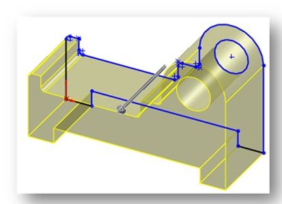 Extrusion Direction Arrow