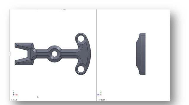 Figure 5-36 Two Vertical Viewports