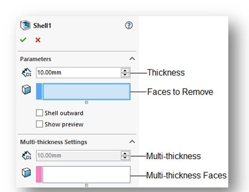 Figure-7-107 Shell PropertyManager