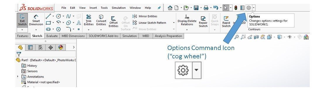 Options Command Icon