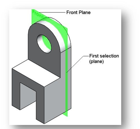 Reference Plane - First Selection